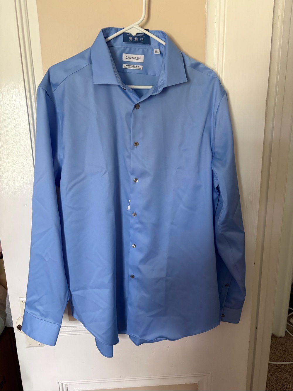 Calvin Klein Men's Sky Blue Dress Shirt